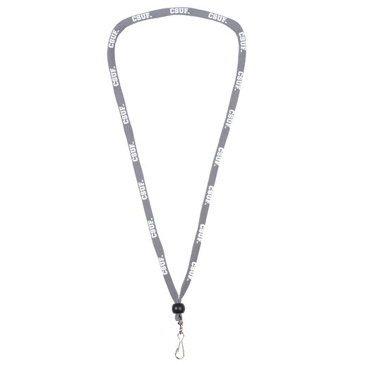 CSUF Shoelace Lanyard - Grey